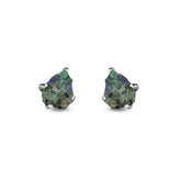 azurite malachite earrings
